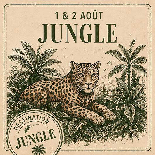 Soirée Jungle 1 et 2 aout 2026 – Les Soirées Thématiques Déjantées du Petit Bain